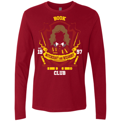 T-Shirts Cardinal / Small Book Club Men's Premium Long Sleeve