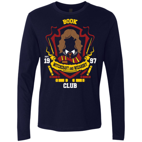 T-Shirts Midnight Navy / Small Book Club Men's Premium Long Sleeve