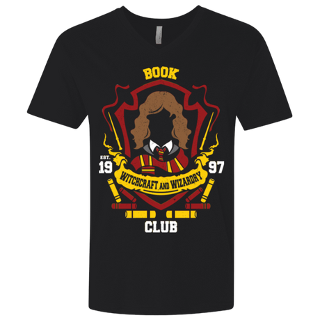 T-Shirts Black / X-Small Book Club Men's Premium V-Neck