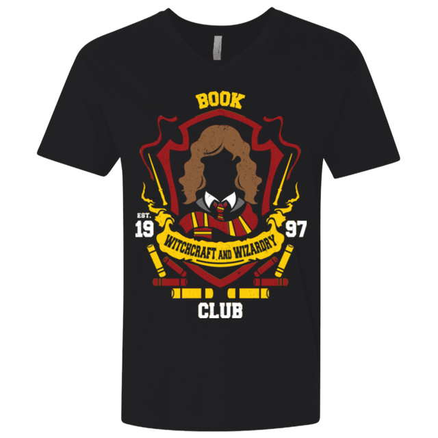 T-Shirts Black / X-Small Book Club Men's Premium V-Neck