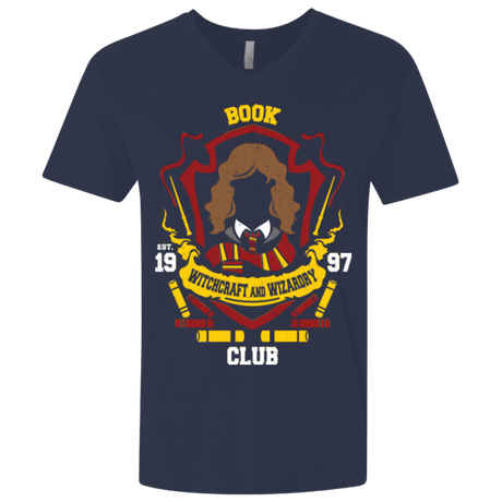 T-Shirts Midnight Navy / X-Small Book Club Men's Premium V-Neck