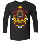 T-Shirts Vintage Black/Vintage Black / X-Small Book Club Men's Triblend 3/4 Sleeve