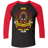 T-Shirts Vintage Black/Vintage Red / X-Small Book Club Men's Triblend 3/4 Sleeve
