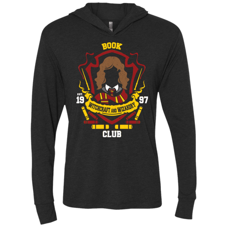 T-Shirts Vintage Black / X-Small Book Club Triblend Long Sleeve Hoodie Tee