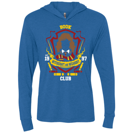T-Shirts Vintage Royal / X-Small Book Club Triblend Long Sleeve Hoodie Tee