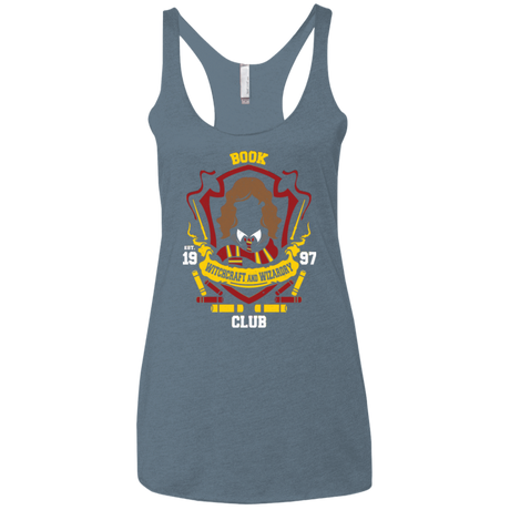 T-Shirts Indigo / X-Small Book Club Women's Triblend Racerback Tank