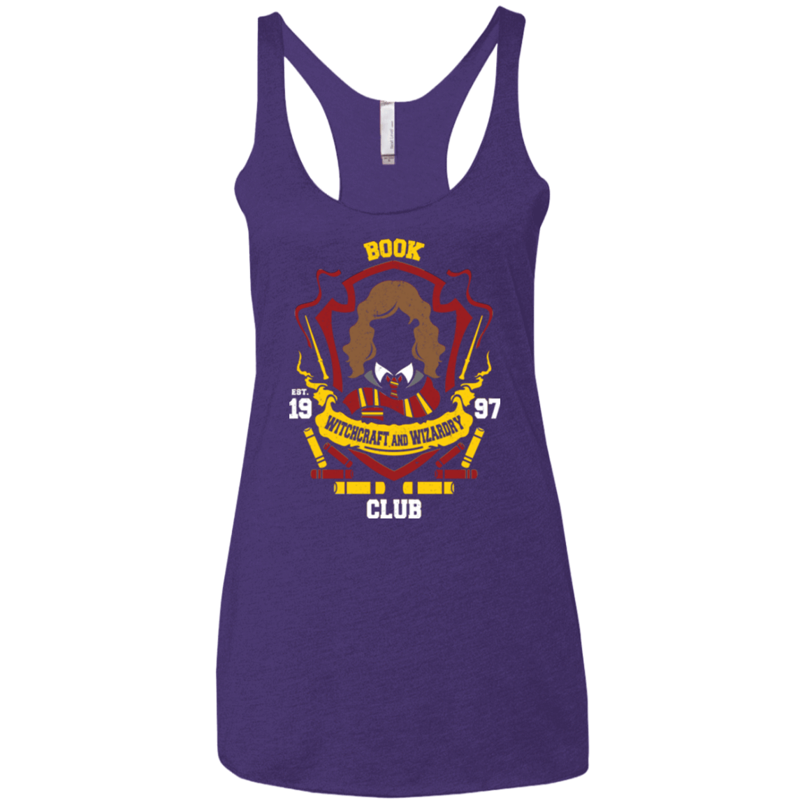 T-Shirts Purple / X-Small Book Club Women's Triblend Racerback Tank