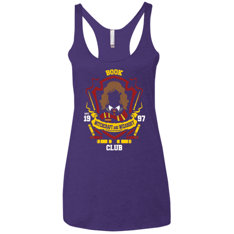 T-Shirts Purple / X-Small Book Club Women's Triblend Racerback Tank