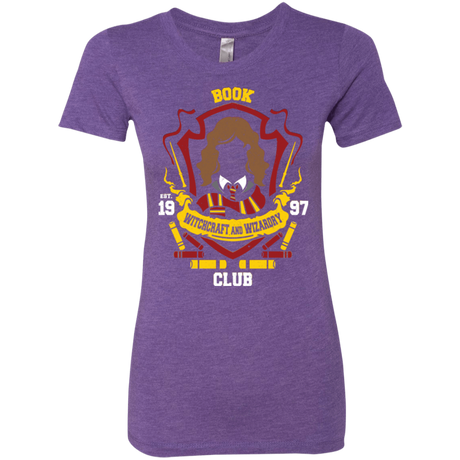 T-Shirts Purple Rush / Small Book Club Women's Triblend T-Shirt