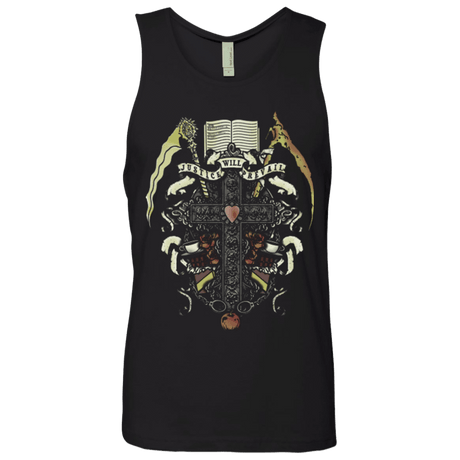 T-Shirts Black / Small Book of Death Men's Premium Tank Top