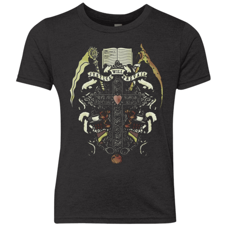 T-Shirts Vintage Black / YXS Book of Death Youth Triblend T-Shirt