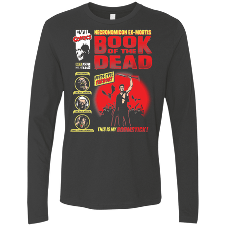 T-Shirts Heavy Metal / Small Book Of The Dead Men's Premium Long Sleeve