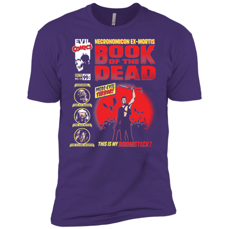 T-Shirts Purple / X-Small Book Of The Dead Men's Premium T-Shirt