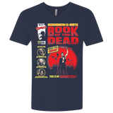 T-Shirts Midnight Navy / X-Small Book Of The Dead Men's Premium V-Neck