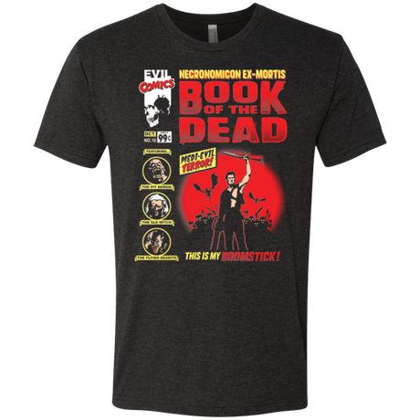 T-Shirts Vintage Black / Small Book Of The Dead Men's Triblend T-Shirt