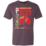 T-Shirts Vintage Purple / Small Book Of The Dead Men's Triblend T-Shirt
