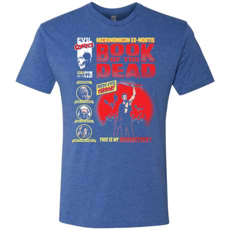 T-Shirts Vintage Royal / Small Book Of The Dead Men's Triblend T-Shirt