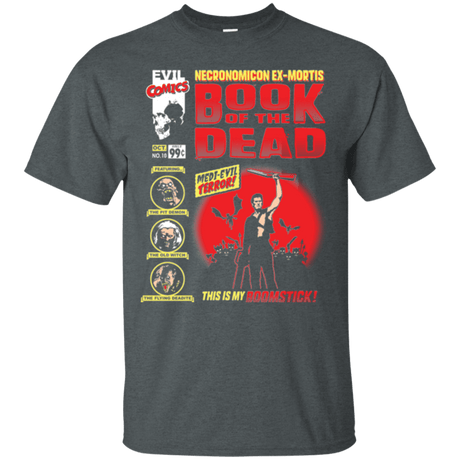 T-Shirts Dark Heather / Small Book Of The Dead T-Shirt
