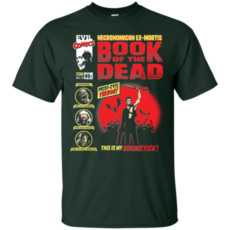 T-Shirts Forest Green / Small Book Of The Dead T-Shirt