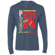 T-Shirts Indigo / X-Small Book Of The Dead Triblend Long Sleeve Hoodie Tee