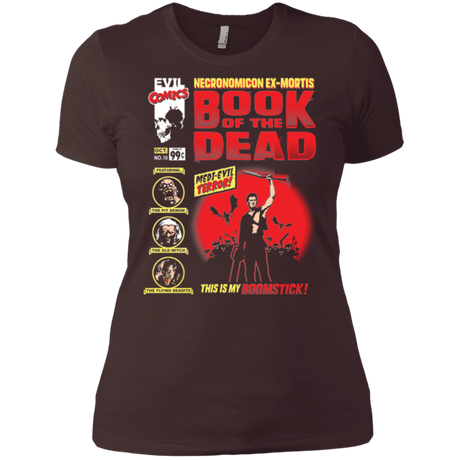 T-Shirts Dark Chocolate / X-Small Book Of The Dead Women's Premium T-Shirt