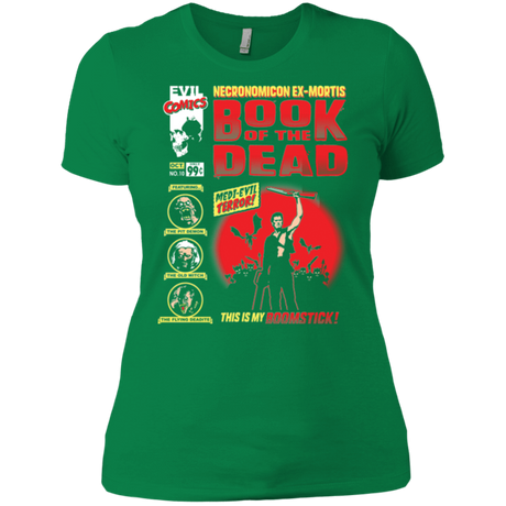 T-Shirts Kelly Green / X-Small Book Of The Dead Women's Premium T-Shirt