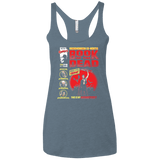 T-Shirts Indigo / X-Small Book Of The Dead Women's Triblend Racerback Tank