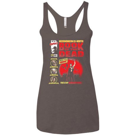 T-Shirts Macchiato / X-Small Book Of The Dead Women's Triblend Racerback Tank