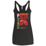 T-Shirts Vintage Black / X-Small Book Of The Dead Women's Triblend Racerback Tank