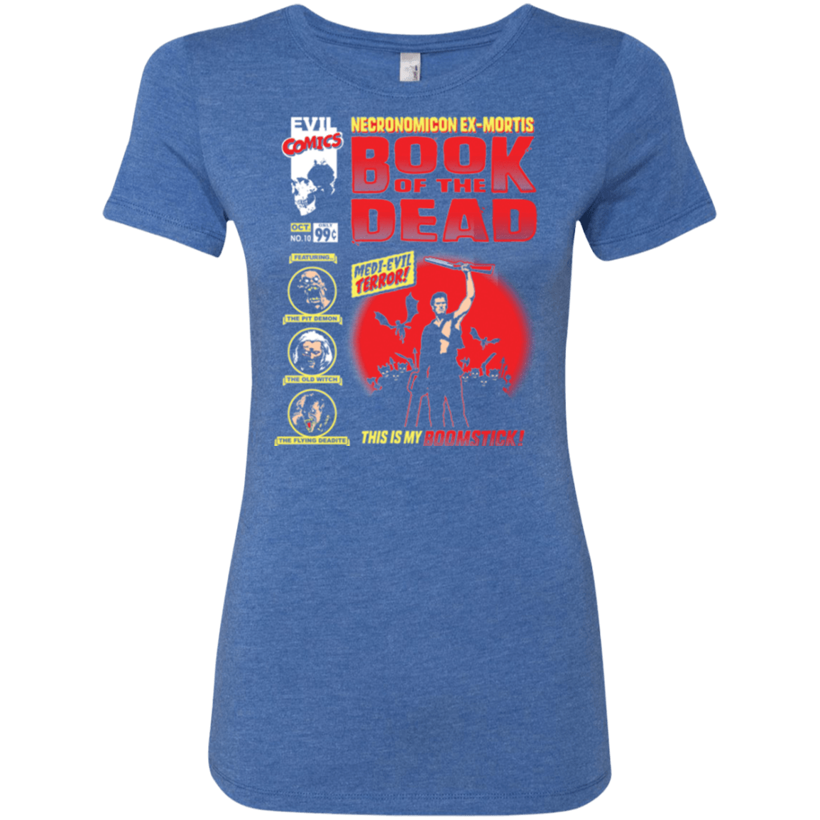 T-Shirts Vintage Royal / Small Book Of The Dead Women's Triblend T-Shirt