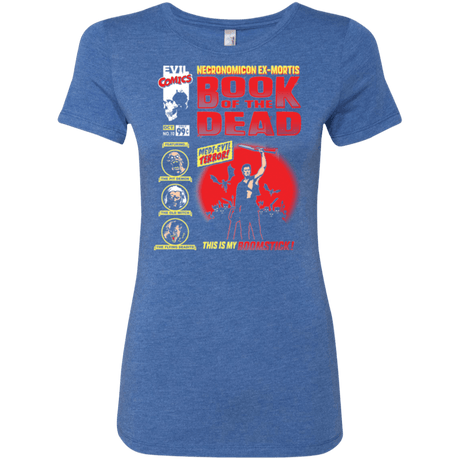 T-Shirts Vintage Royal / Small Book Of The Dead Women's Triblend T-Shirt