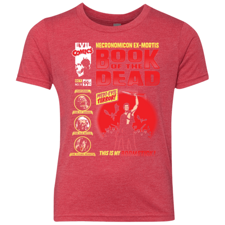 T-Shirts Vintage Red / YXS Book Of The Dead Youth Triblend T-Shirt