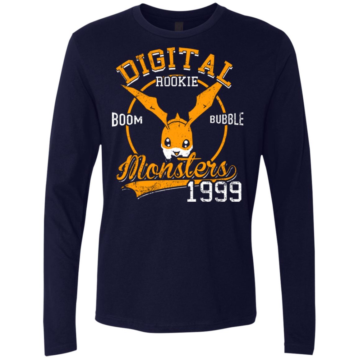 T-Shirts Midnight Navy / Small BOOM BUBBLE Men's Premium Long Sleeve