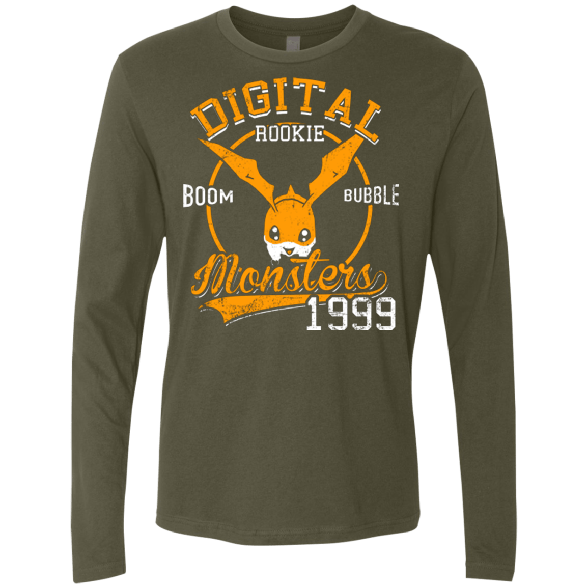 T-Shirts Military Green / Small BOOM BUBBLE Men's Premium Long Sleeve