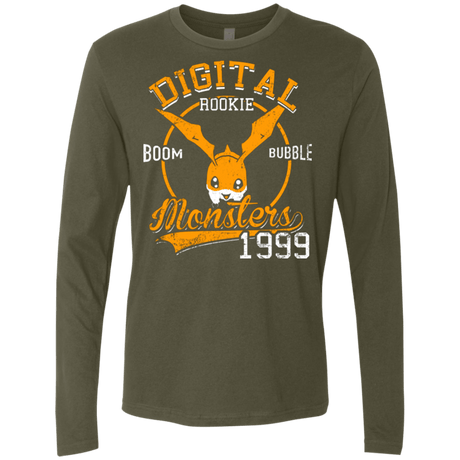 T-Shirts Military Green / Small BOOM BUBBLE Men's Premium Long Sleeve