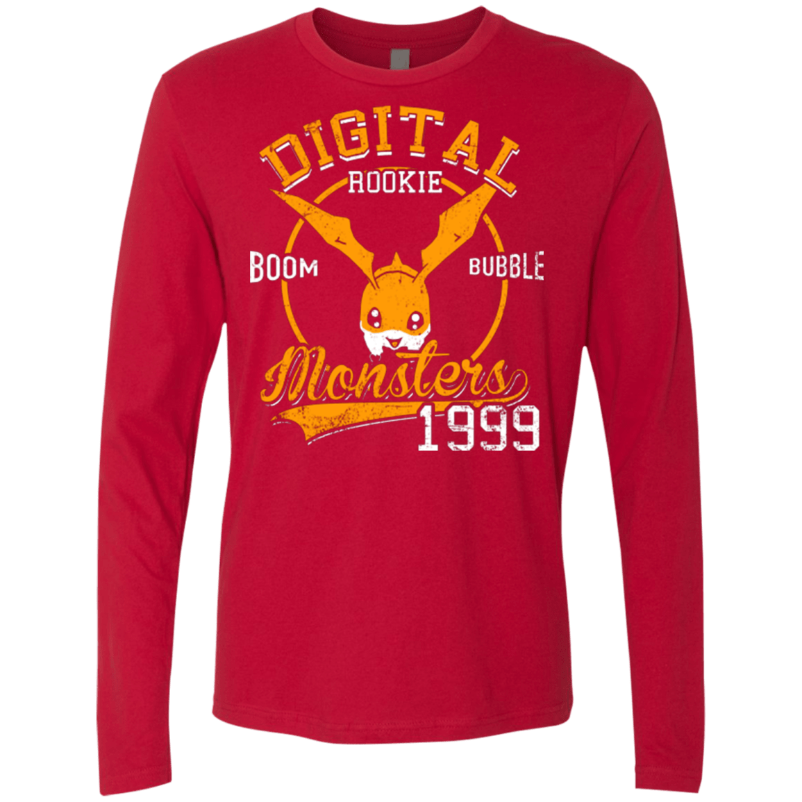 T-Shirts Red / Small BOOM BUBBLE Men's Premium Long Sleeve