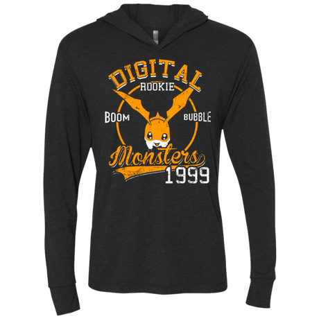 T-Shirts Vintage Black / X-Small BOOM BUBBLE Triblend Long Sleeve Hoodie Tee