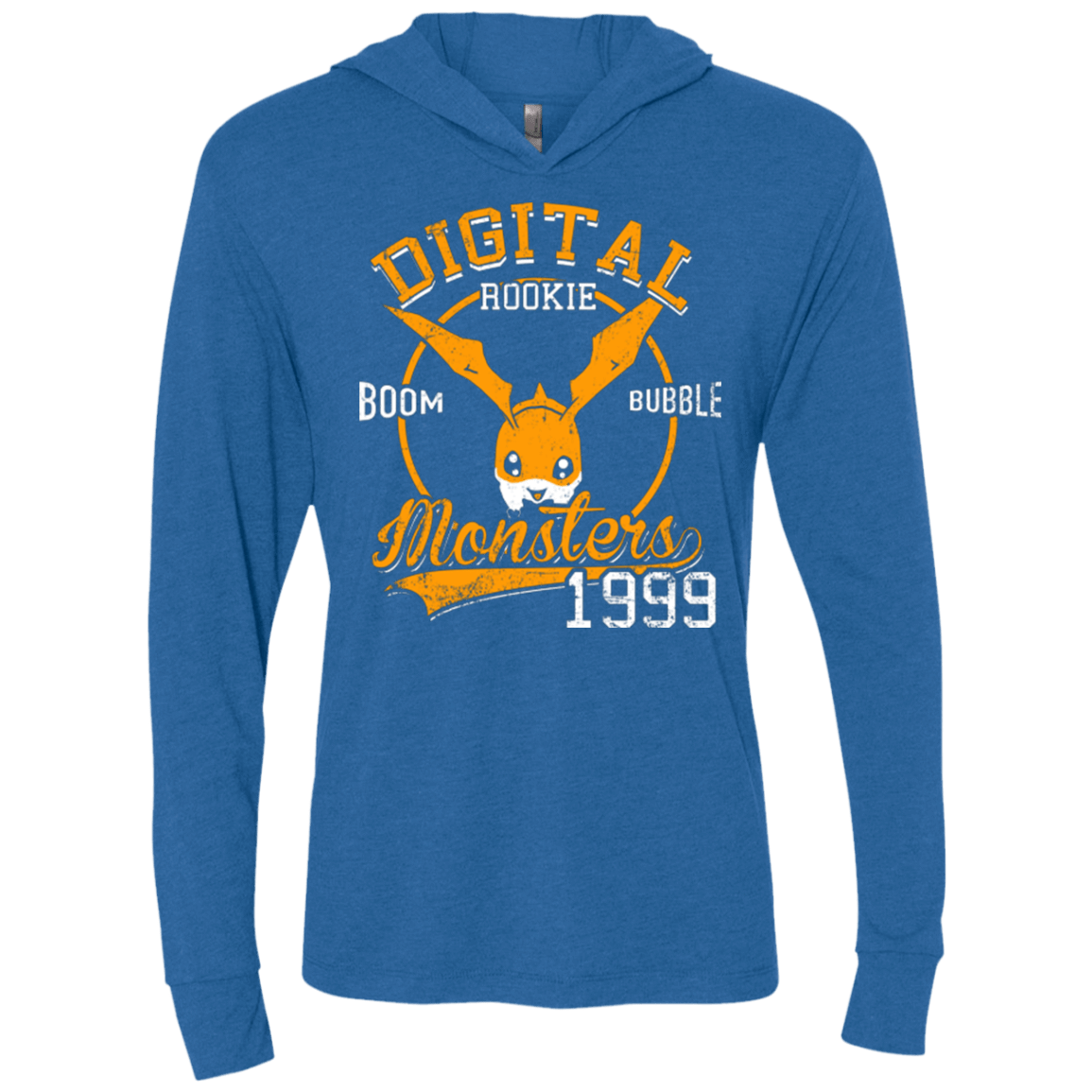 T-Shirts Vintage Royal / X-Small BOOM BUBBLE Triblend Long Sleeve Hoodie Tee