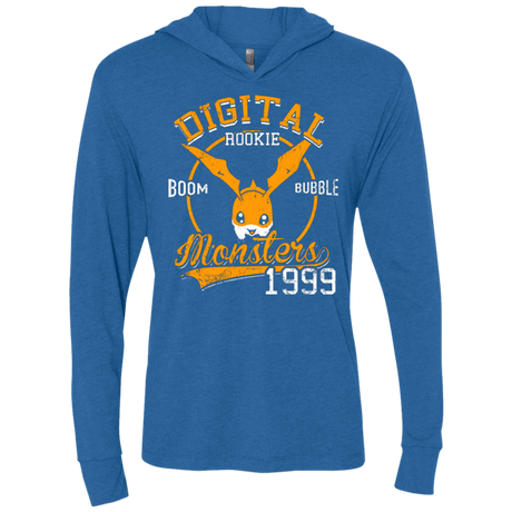 T-Shirts Vintage Royal / X-Small BOOM BUBBLE Triblend Long Sleeve Hoodie Tee