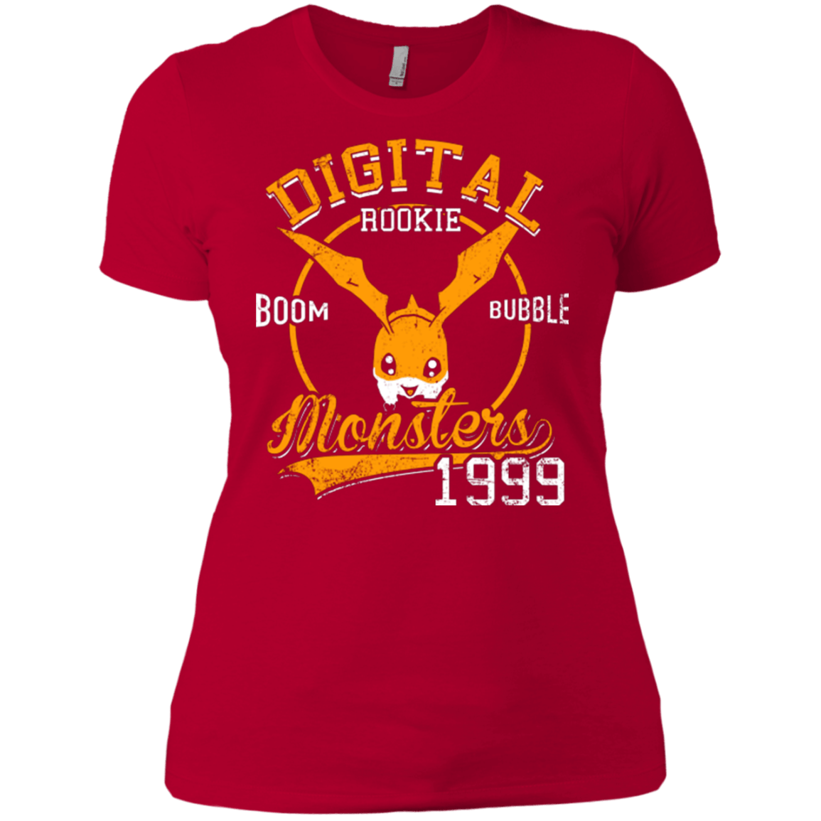 T-Shirts Red / X-Small BOOM BUBBLE Women's Premium T-Shirt