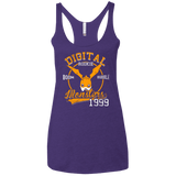 T-Shirts Purple / X-Small BOOM BUBBLE Women's Triblend Racerback Tank