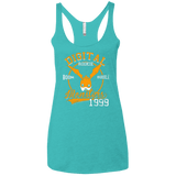 T-Shirts Tahiti Blue / X-Small BOOM BUBBLE Women's Triblend Racerback Tank