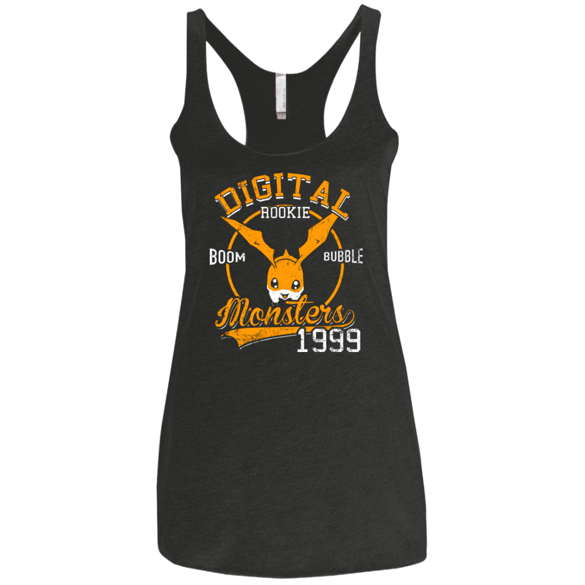 BOOM BUBBLE Women's Triblend Racerback Tank