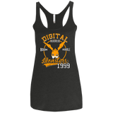 BOOM BUBBLE Women's Triblend Racerback Tank