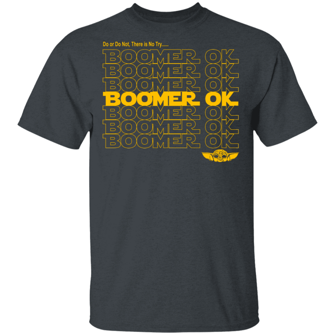 T-Shirts Dark Heather / S Boomer OK T-Shirt