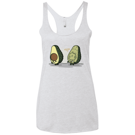 T-Shirts Heather White / X-Small BoOoOnE Women's Triblend Racerback Tank