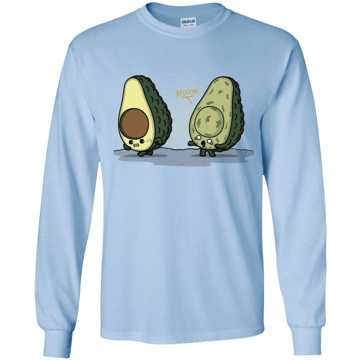 T-Shirts Light Blue / YS BoOoOnE Youth Long Sleeve T-Shirt