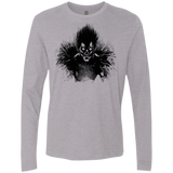 T-Shirts Heather Grey / Small Bored Shinigami Men's Premium Long Sleeve