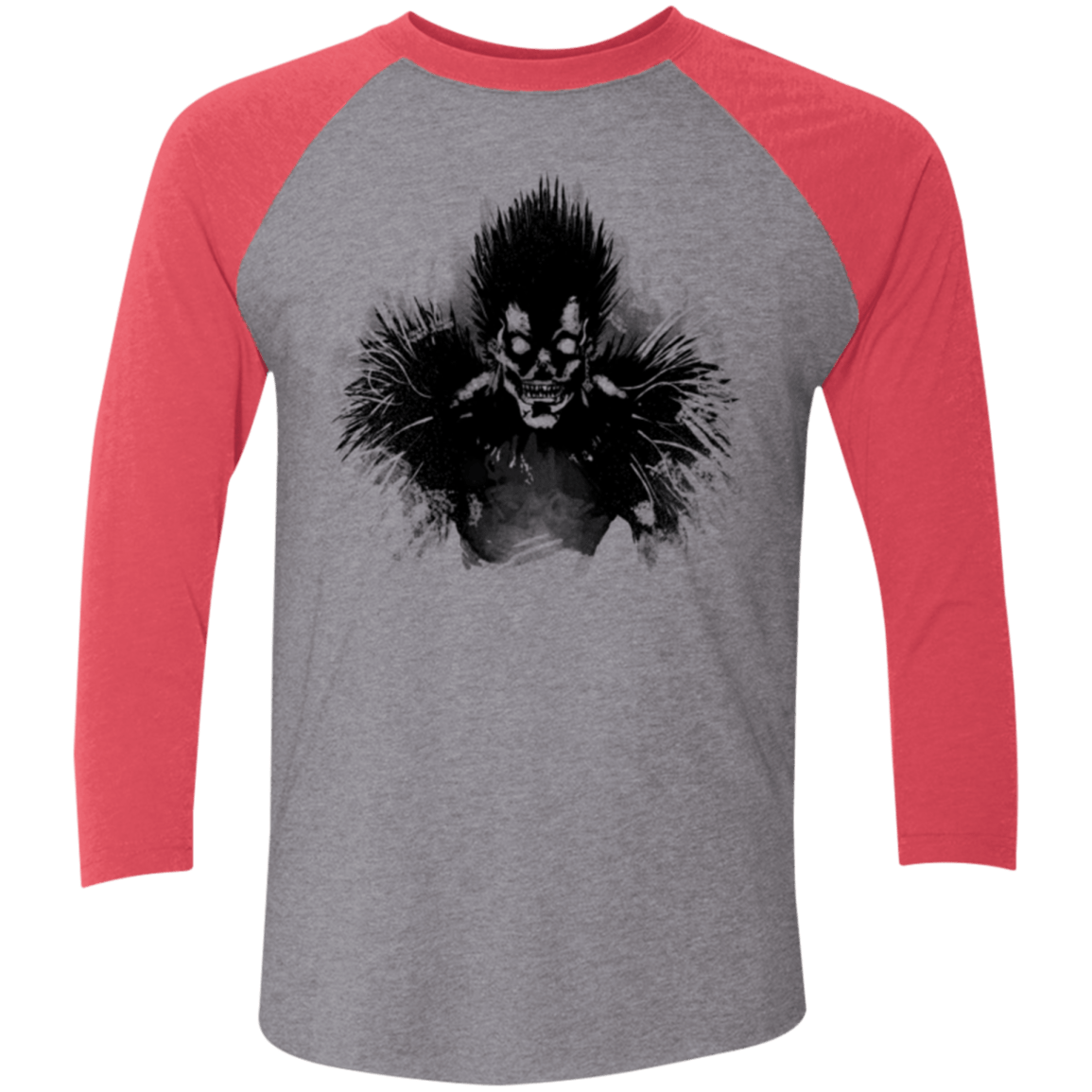 T-Shirts Premium Heather/ Vintage Red / X-Small Bored Shinigami Men's Triblend 3/4 Sleeve
