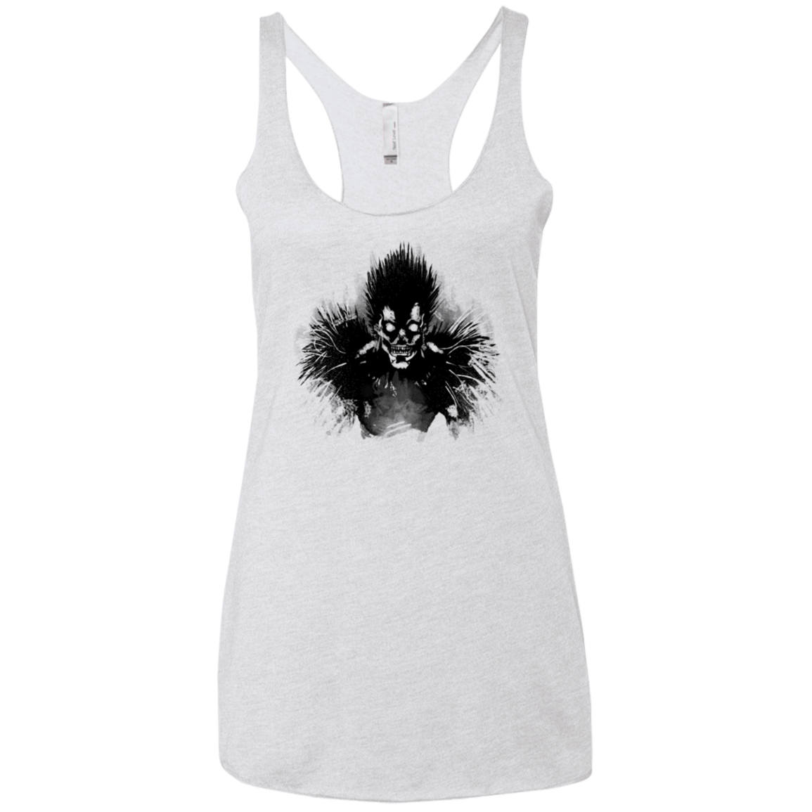 T-Shirts Heather White / X-Small Bored Shinigami Women's Triblend Racerback Tank